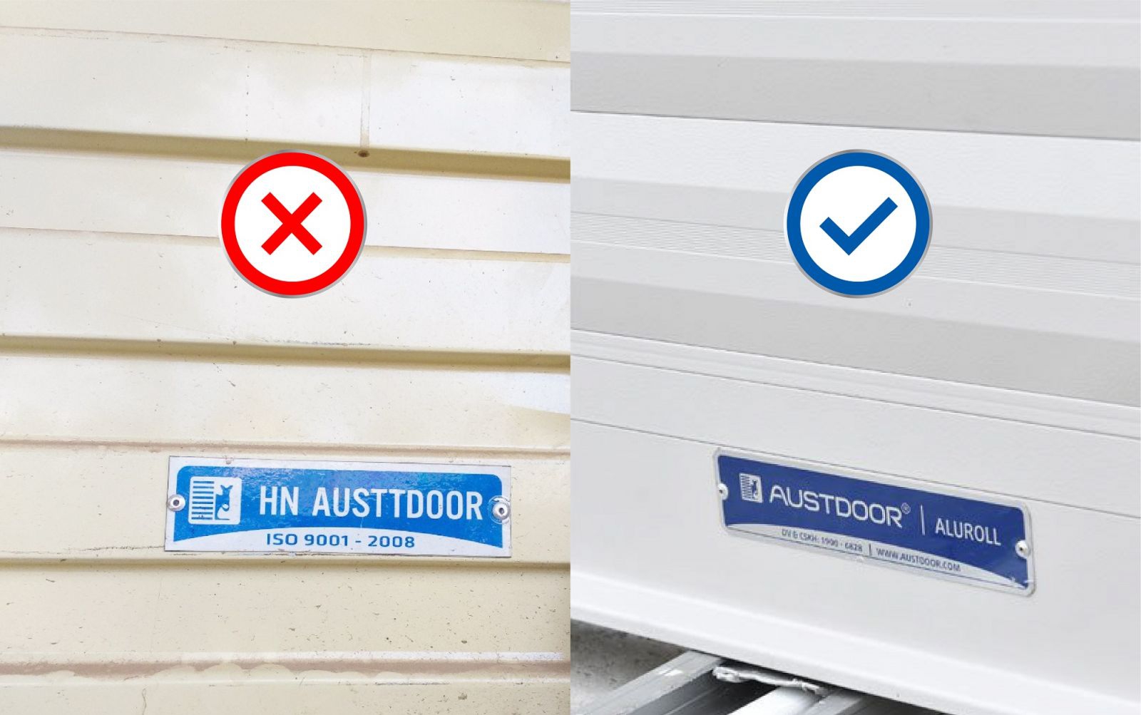 ✅ AUSTDOORCARE ✅Cùng Nói không với hàng giả, hàng nhái cửa cuốn Austdoor