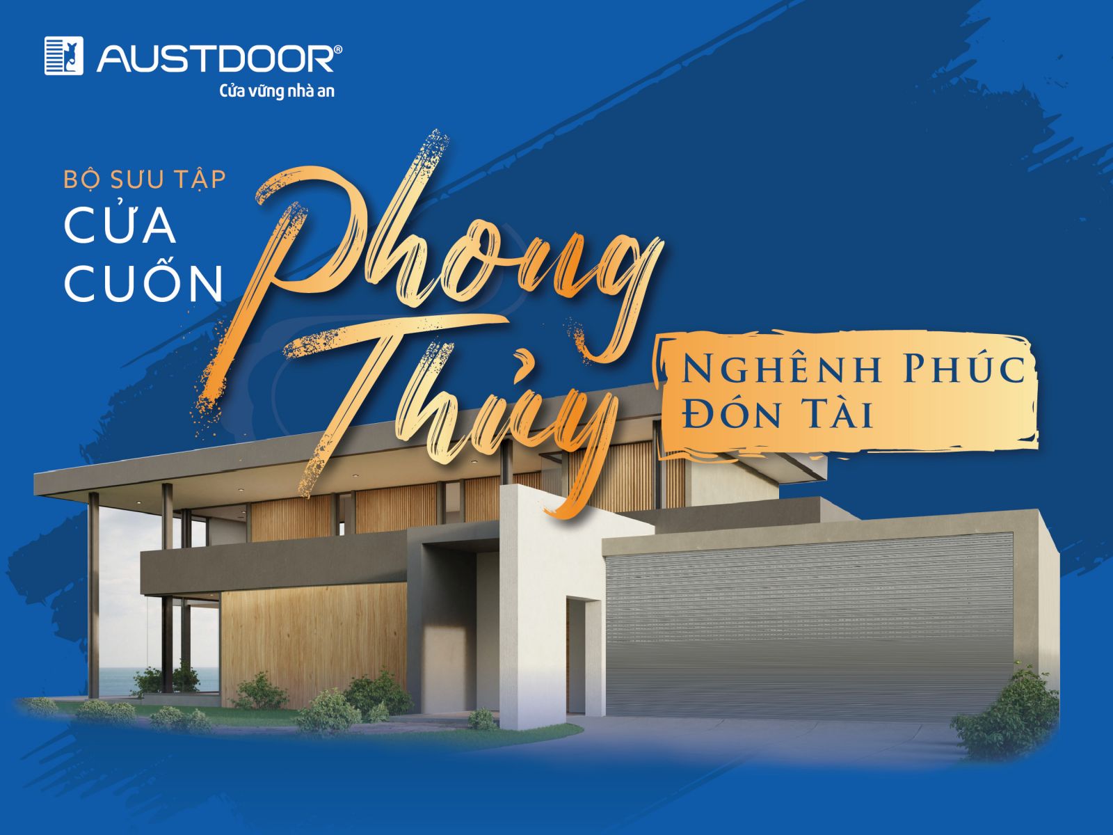 ✅ AUSTDOORCARE ✅Austdoor chính thức ra mắt bộ sưu tập cửa cuốn phong thủy