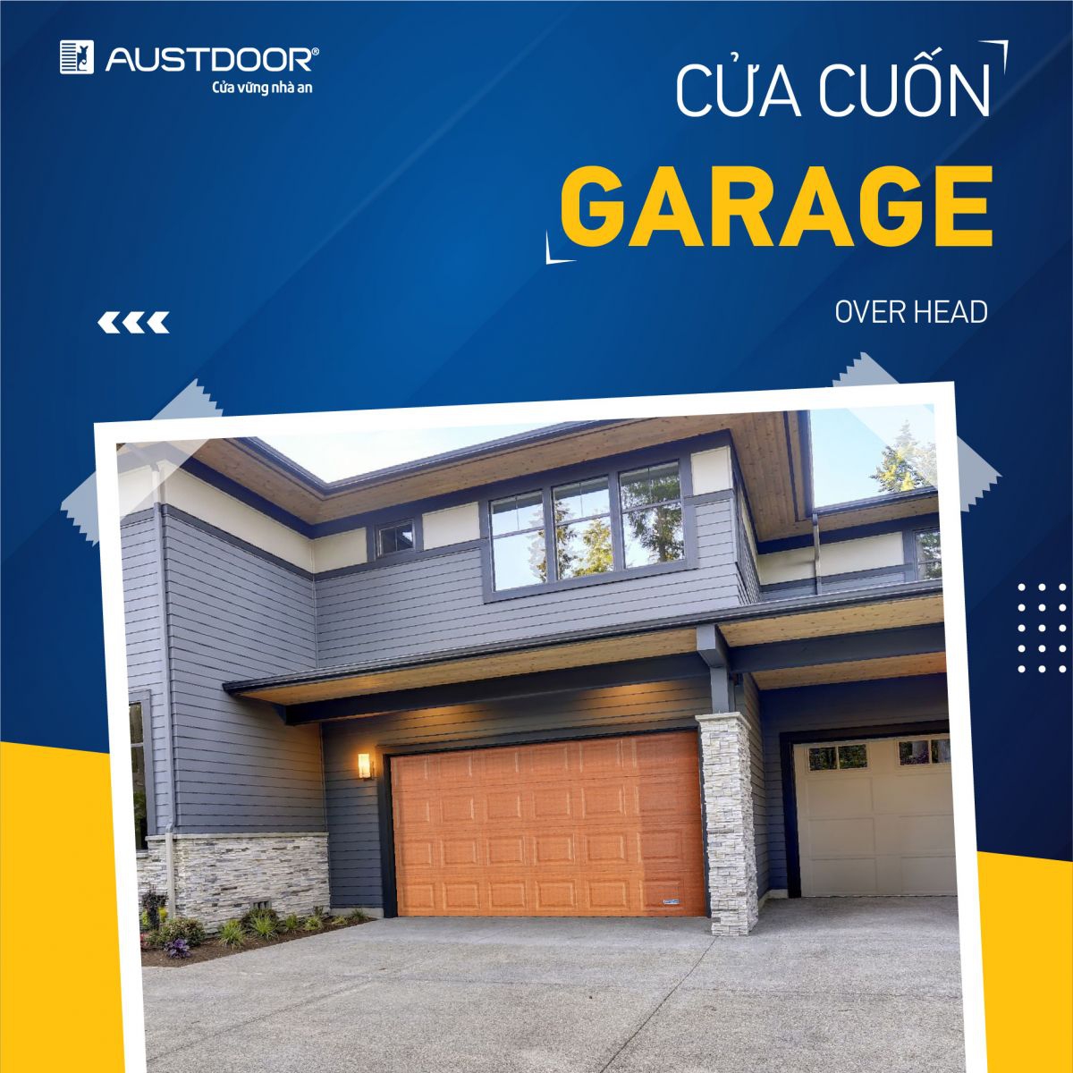 ✅ AUSTDOORCARE ✅ Cửa cuốn trượt trần Overhead  4.040.000vnđ/m2