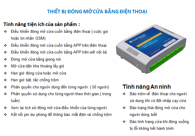 Hộp Điều Khiển Cửa Cuốn Bằng Điện Thoại-Ưu đãi : 3.670.000vnđ/chiếc