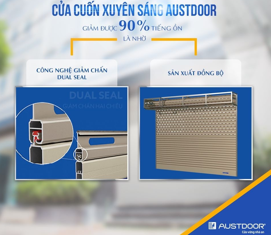 Austdoor ra mắt sản phẩm mới, đột phá độ lớn nan cửa cuốn